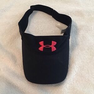 Under Armour - Youth - Black Visor with Red Emblem